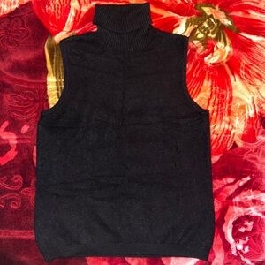 Cashmere Turtleneck Vest